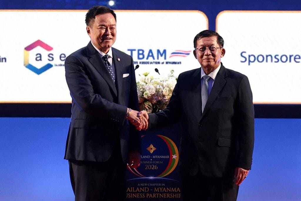 Thai-Myanmar leaders hold warm talks, opening a new chapter in economic cooperation with a bilateral trade target of $12 billion