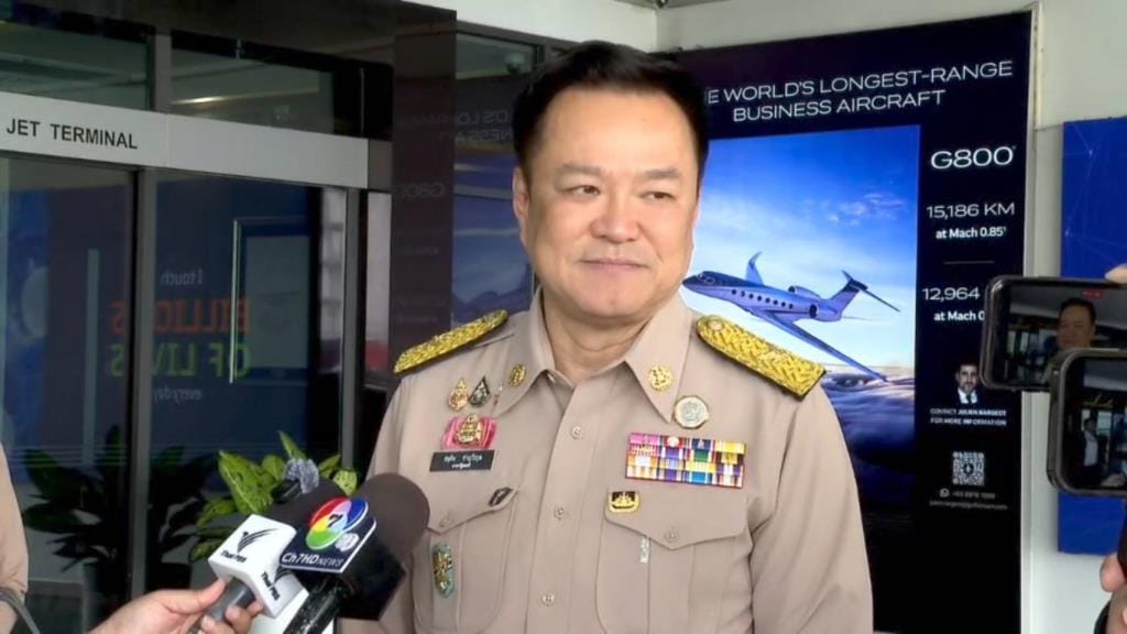 Anutin dismisses reports of US drone production base in Thailand, rules out linking military matters to tariff talks, reaffirms Cobra Gold proceeds as normal