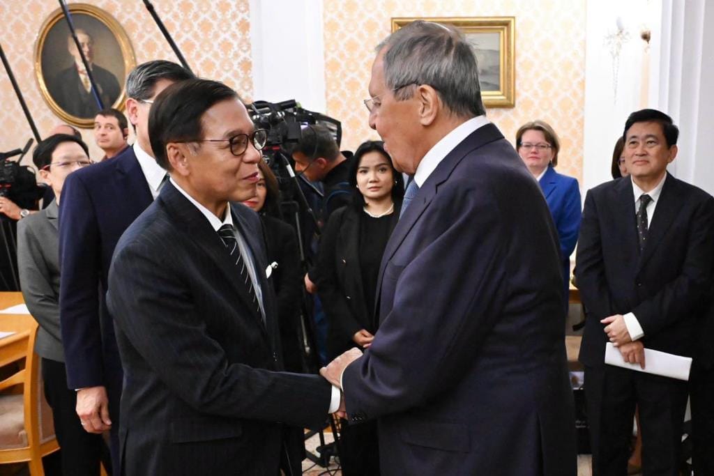 Sihasak Holds Talks with Lavrov to Elevate Russia Cooperation, Seeks Support for Thailand-EAEU FTA Negotiations, Discusses Cambodia Border Situation and Myanmar