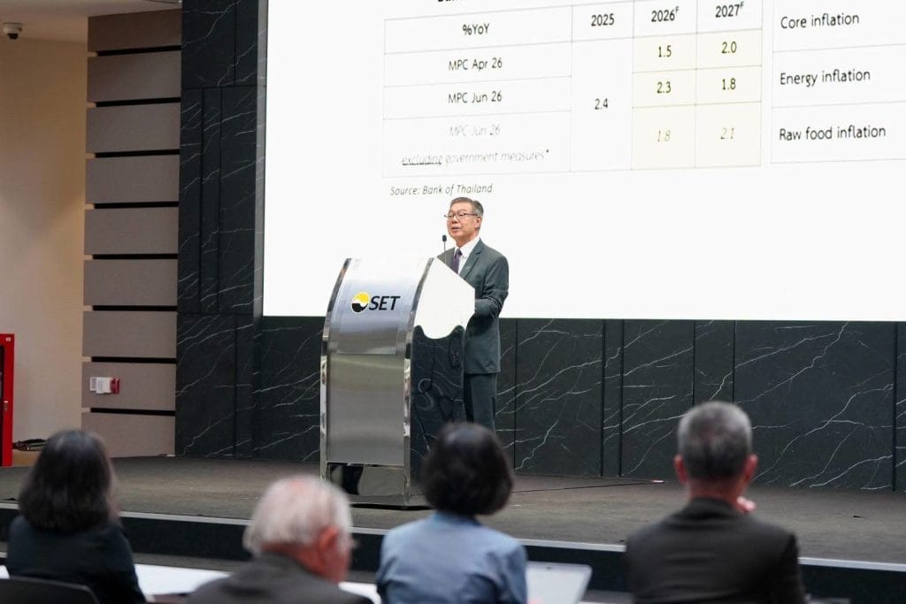 Supavud Warns Thailand Risks Slow Growth and Current Account Deficit, Flags AI Bubble Risk