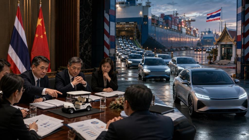 FTA negotiators misunderstood electric vehicles as golf carts — the origin of 0% tariffs on Chinese cars entering Thailand