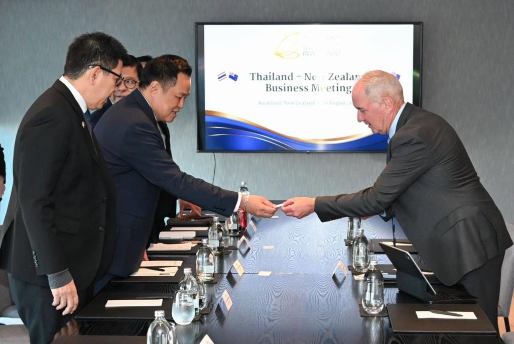 Anutin pushes into New Zealand, luring two giants to plant their flags in Thailand, linking agriculture and tourism to global markets