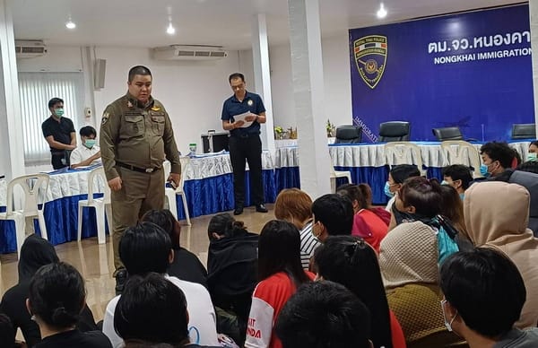 Laos Cracks Down Hard! Another 70 Thai Gambling Website Admins Sent Back After Raid on Network Based at Sikhom Market Area, Vientiane
