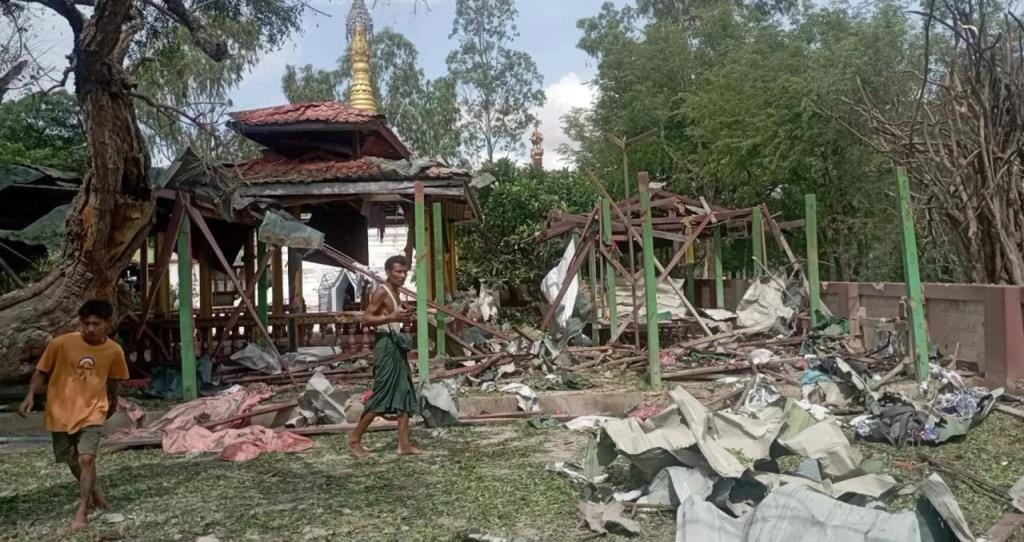 Brutal! Myanmar military launches airstrike on temple in Sagaing, killing 14 meditation retreat participants