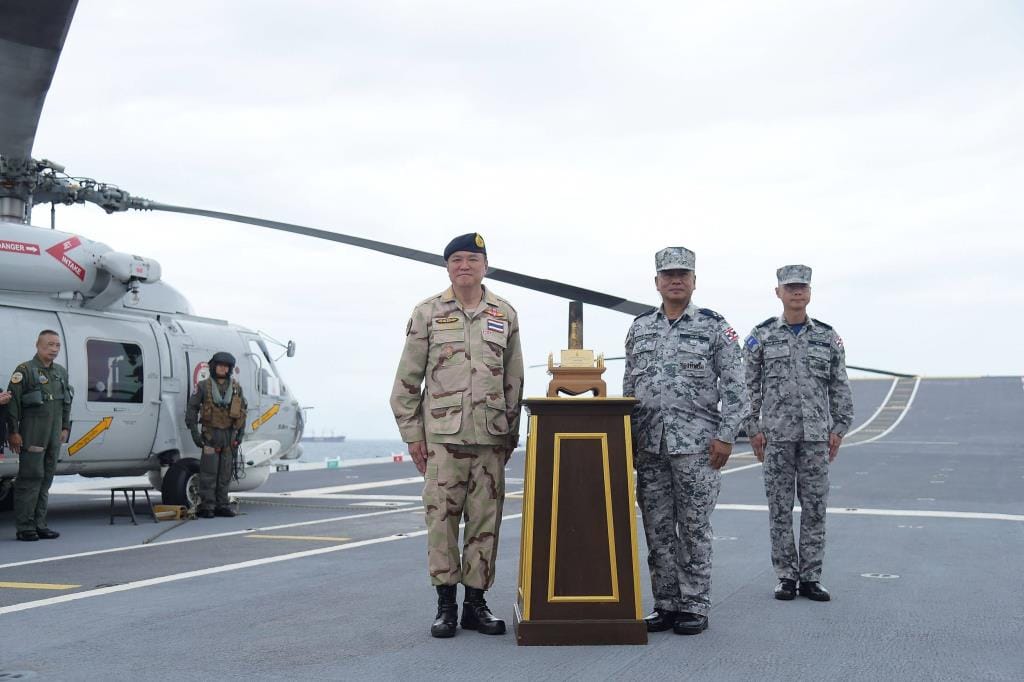 PM Boards HTMS Chakri Naruebet to Inspect Royal Thai Navy Combat Readiness, Observes Frigate Capabilities, Eyes Additional Weapons Procurement to Replace Decommissioned Equipment After Thailand-Cambodia Confrontation