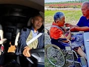 No lying in a hospital bed waiting to die! 69-year-old Chinese man drives paralysed wife on a trip across the country to keep his promise