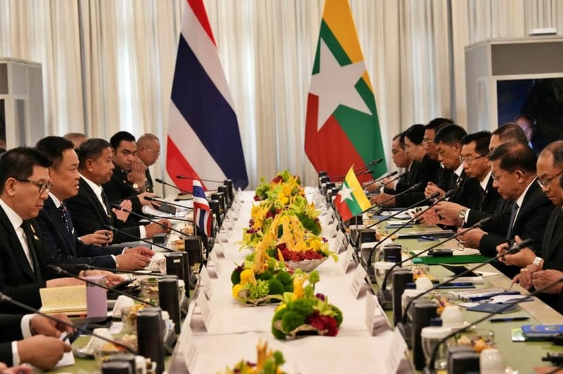 Thai-Myanmar leaders hold warm talks, opening a new chapter in economic cooperation with a bilateral trade target of $12 billion