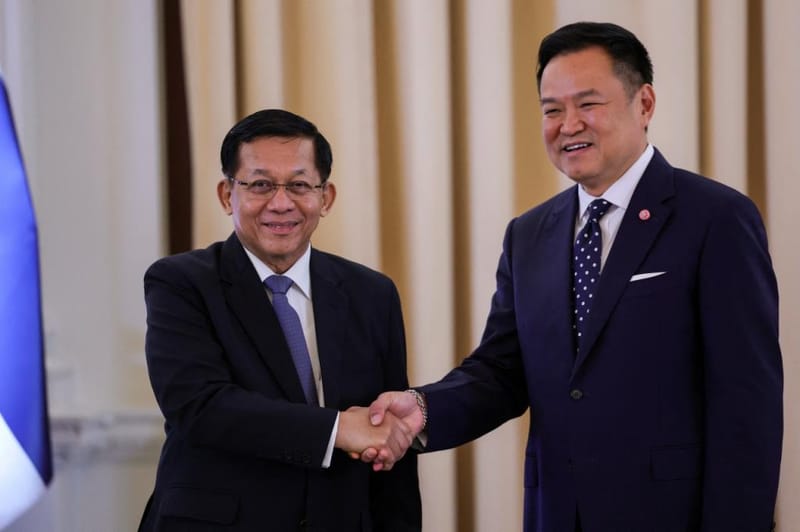 Thai-Myanmar leaders hold warm talks, opening a new chapter in economic cooperation with a bilateral trade target of $12 billion
