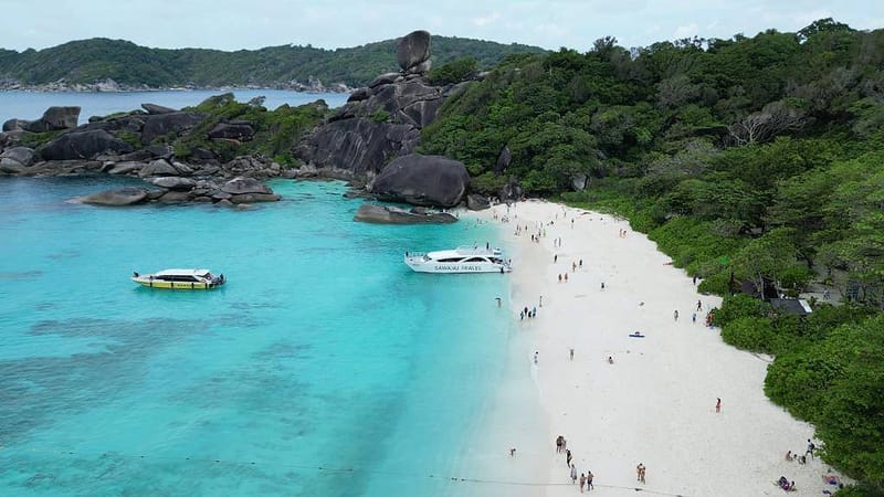 "Similan" — the paradise of the southern sea: once open for overnight stays on the island, now only day trips