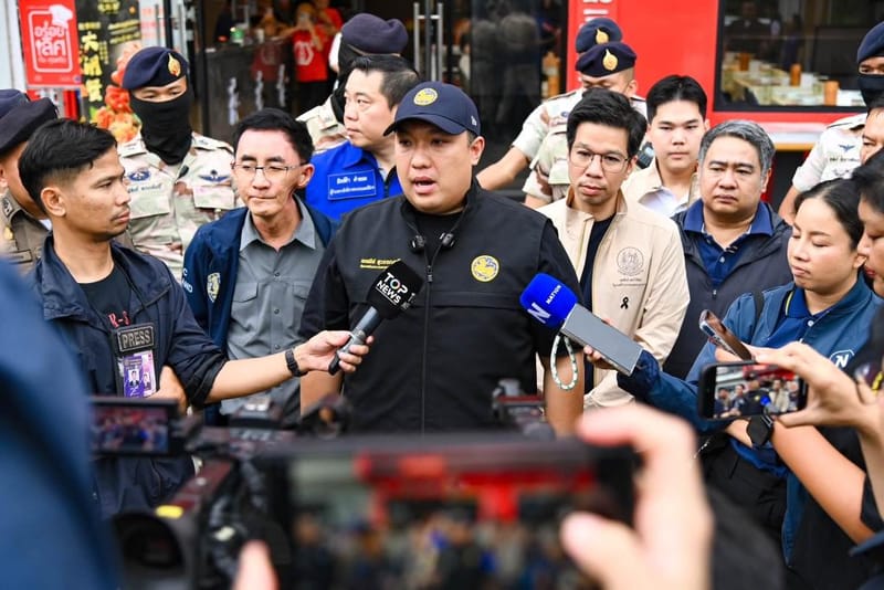 Deputy Interior Minister Raids Huai Khwang, Busting Nominee and Illegal Labour Networks — 3 Hotels Found Operating Without Licences, Probe into "Bribe" Payments Ordered