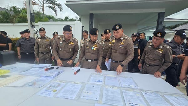Police raid luxury Hua Hin village, bust foreign nominee scheme — 33 companies found holding land on behalf of foreigners, worth over 300 million baht