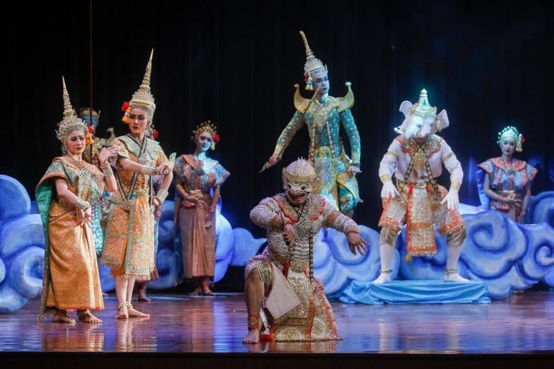 The "Rian-Ru-Rueang Khon" Building: A Splendid Showcase of Thai Khon Dance-Drama, a World Cultural Heritage Under the Royal Patronage of the Queen Mother
