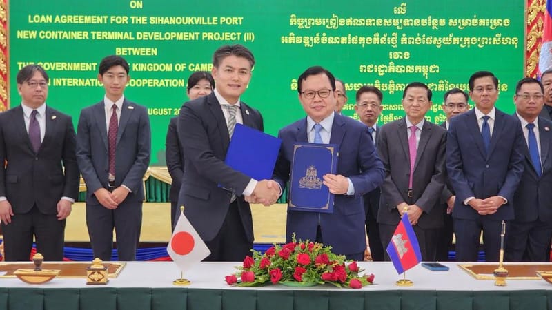 Japan approves another $114 million loan to Cambodia for development of Sihanoukville deep-sea port
