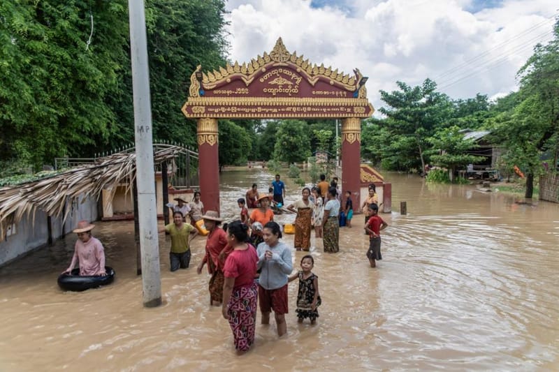 Compounding Crisis! Monsoon Rains Batter Myanmar, Flooding 4 States and Affecting Nearly 400,000 People