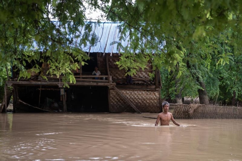 Compounding Crisis! Monsoon Rains Batter Myanmar, Flooding 4 States and Affecting Nearly 400,000 People