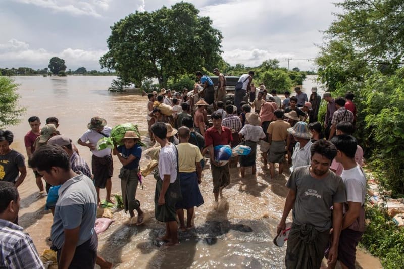 Compounding Crisis! Monsoon Rains Batter Myanmar, Flooding 4 States and Affecting Nearly 400,000 People