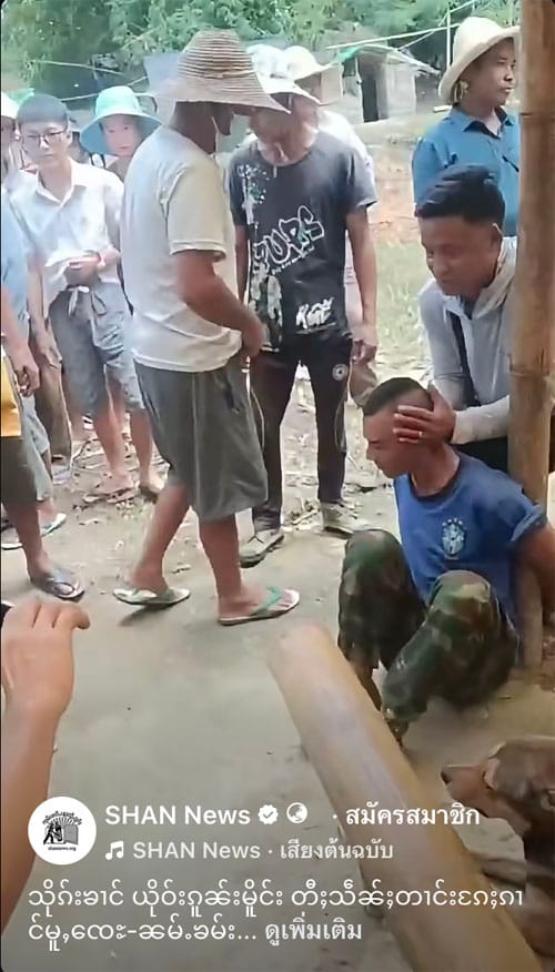 Villagers Reach Their Limit! They Mob and Capture Kachin Soldiers, Burn Toll Checkpoint on Muse–Namkham Road in Northern Shan State