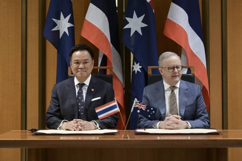 "Anutin" joins "Albanese" in advancing Thailand-Australia Strategic Partnership, pushing forward on trade, security, and transnational crime suppression