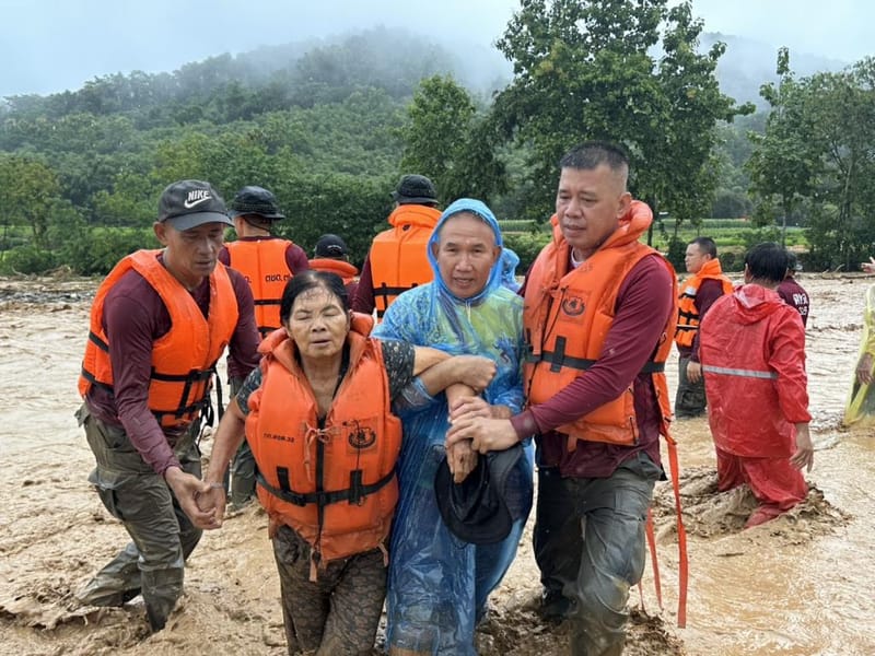 Death toll from flooding in Pua and Tha Wang Pha rises to 2; over 8,000 households and 16,000 people affected