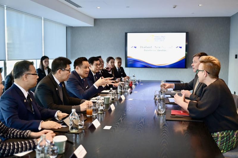 Anutin pushes into New Zealand, luring two giants to plant their flags in Thailand, linking agriculture and tourism to global markets