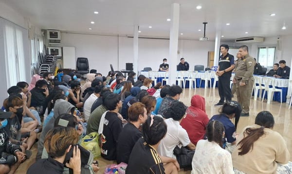 Laos Cracks Down Hard! Another 70 Thai Gambling Website Admins Sent Back After Raid on Network Based at Sikhom Market Area, Vientiane
