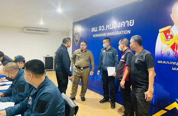 Laos Cracks Down Hard! Another 70 Thai Gambling Website Admins Sent Back After Raid on Network Based at Sikhom Market Area, Vientiane