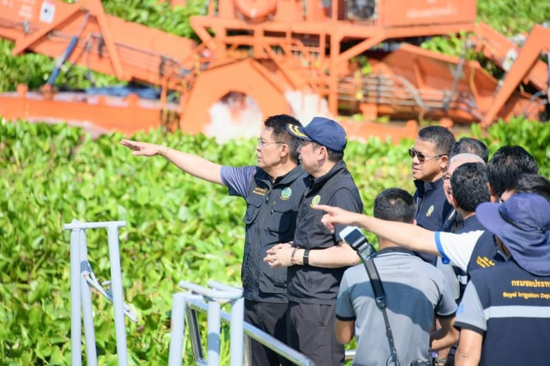 "Witthaya" orders nationwide push to eradicate water hyacinth, clear waterways, and boost water management efficiency simultaneously across the country