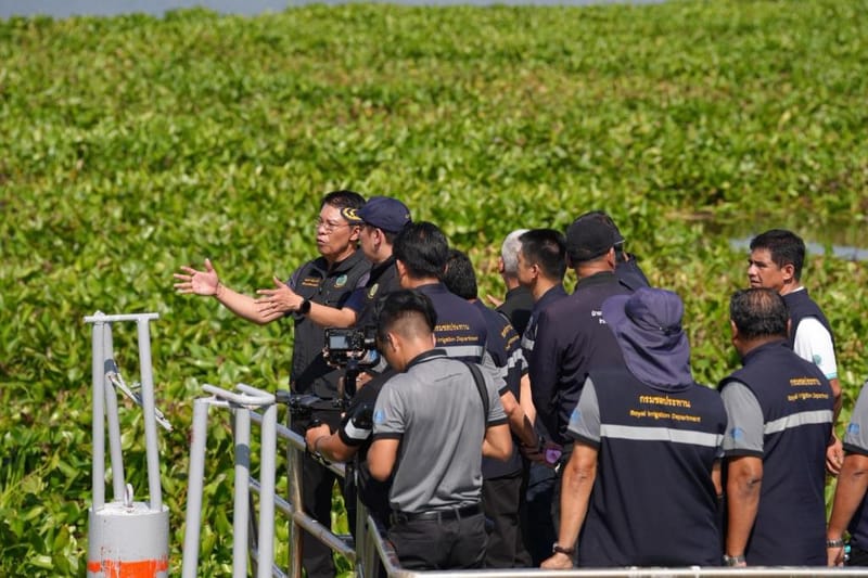 "Witthaya" orders nationwide push to eradicate water hyacinth, clear waterways, and boost water management efficiency simultaneously across the country