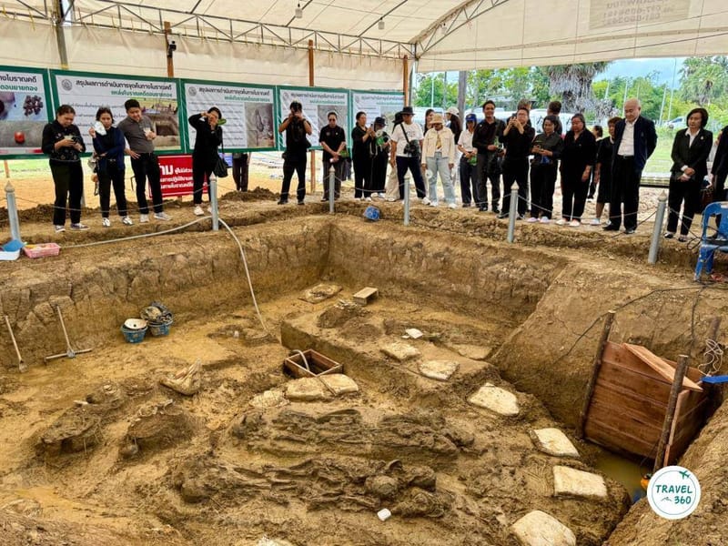 First Time in Thailand: "Don Yai Thong" Exhibition at Khao Wang, Phetchaburi, Showcases Key Artefacts from the Excavation Site