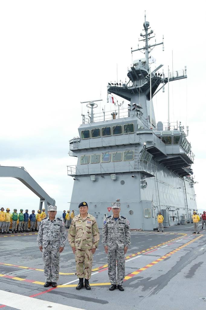 PM Boards HTMS Chakri Naruebet to Inspect Royal Thai Navy Combat Readiness, Observes Frigate Capabilities, Eyes Additional Weapons Procurement to Replace Decommissioned Equipment After Thailand-Cambodia Confrontation