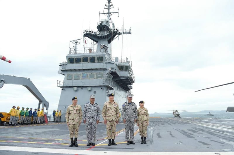 PM Boards HTMS Chakri Naruebet to Inspect Royal Thai Navy Combat Readiness, Observes Frigate Capabilities, Eyes Additional Weapons Procurement to Replace Decommissioned Equipment After Thailand-Cambodia Confrontation