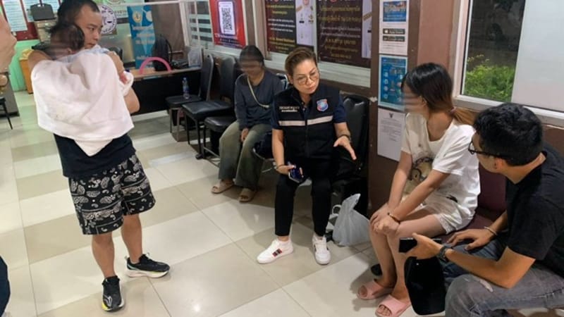 Integrated task force rescues Chinese woman and her 3-month-old baby after husband reports abduction by fellow nationals; three Chinese suspects detained, one found overstaying with arrest warrant