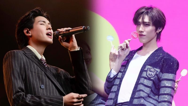 Billkin and PP step onto the "Weibo Gala 2026" stage to collect awards, captivating the entire hall with their vocal power