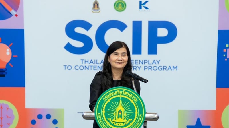 Department of Cultural Promotion, Ministry of Culture, Launches "SCIP" Project to Advance Thai Screenwriters' Potential in the Content Industry