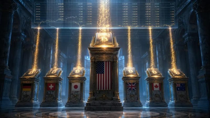 U.S. Leads the Pack: 13 Governments Hold Bitcoin Worth Over $26.8 Billion, Highlighting the Difference Between Seized Assets and Strategic Reserves