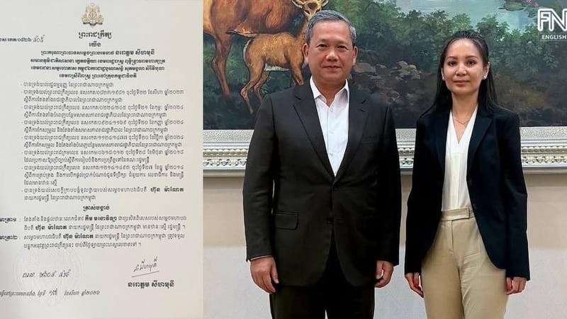 Hun Manet pulls in daughter of former opposition leader to serve as "special envoy," citing national interest; analysts say opposition faces further split
