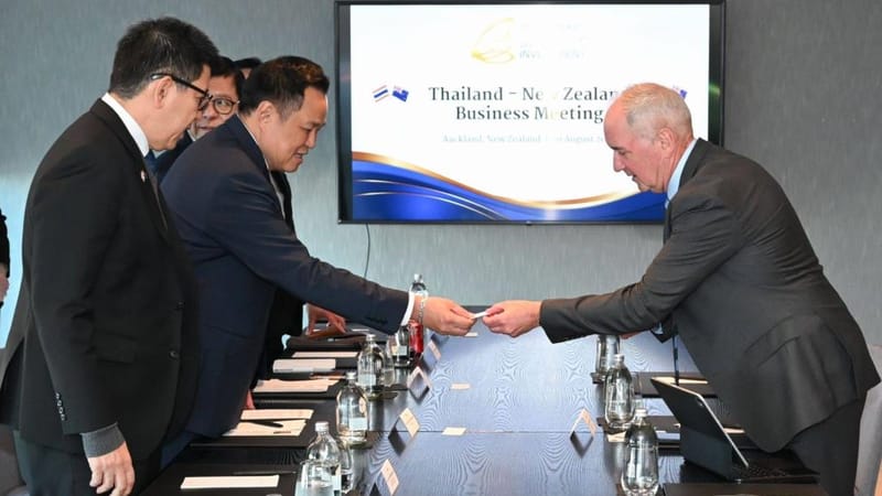 Anutin pushes into New Zealand, luring two giants to plant their flags in Thailand, linking agriculture and tourism to global markets